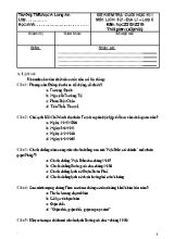 Đề kiểm tra cuối học kì 1 môn Lịch sử-Địa lí Lớp 5 - Năm học 2018-2019 (Có đáp án)